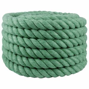 vidaXL Corda di Juta 30 mm Verde 100% juta Tossa