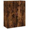 vidaXL Credenza Rovere Fumo 69,5x34x180 cm in Legno Multistrato