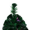 vidaXL Albero di Natale con Supporto Verde 150 cm in Fibra Ottica
