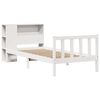 vidaXL Letto Libreria senza Materasso Bianca 90x200 cm Legno di Pino