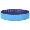 vidaXL Piscina Pieghevole per Cani Blu 160 x 160 x 30 cm PVC