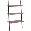 vidaXL Scaffale Pendente a 3 Livelli Marrone Scuro e Nero 64x34x116cm