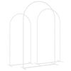 vidaXL Arco Nuziale 3 pcs Bianco Acciaio