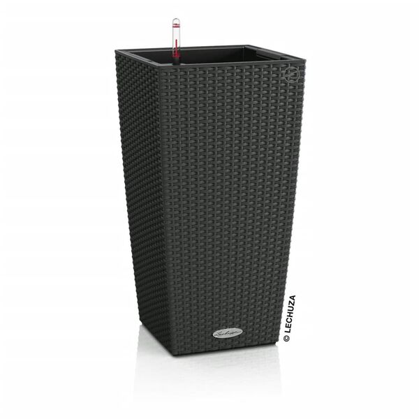 LECHUZA Fioriera CUBICO Cottage 30 ALL-IN-ONE Granito