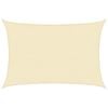 vidaXL Vela Parasole 160 g/m&sup2; Crema 5x6 m in HDPE