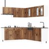 vidaXL Set Mobili da Cucina 11 pz Porto Legno Antico in Truciolato