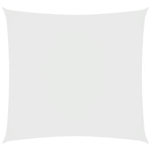 vidaXL Parasole a Vela in Tela Oxford Quadrata 4,5x4,5 m Bianco