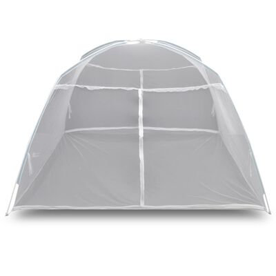 vidaXL Tenda da Campeggio 200x180x150 cm in Fibra di Vetro Bianca