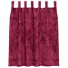 vidaXL Tende in Velluto 2 pcs Rosso Vino 140 x 140 cm Velluto