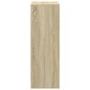 vidaXL Credenza con LED Rovere Sonoma 72x34x100cm in Legno Multistrato