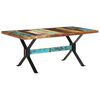 vidaXL Tavolo da Pranzo 180x90x76 cm in Legno Massello di Recupero