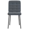 vidaXL Sedie da Pranzo 2 pz Grigio Scuro in Velluto