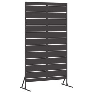 vidaXL Schermo per Privacy 100 x 50 x 180 cm Acciaio Nero