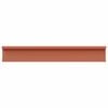 vidaXL Scaffale da parete 4 pcs Rosso 60 x 9 x 3 cm Legno multistrato