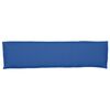 vidaXL Set di Cuscini per Pallet 2 pcs Blu Reale 150 x 40 x 8 cm