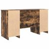 vidaXL Scrivania Rovere fumo 140 x 49 x 76 cm Legno multistrato