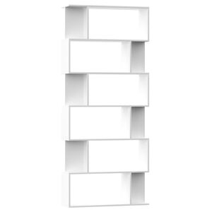 vidaXL Libreria/Divisorio Bianco 80x24x192 cm in Legno Ingegnerizzato
