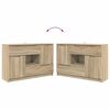 vidaXL Credenza Rovere Sonoma 100 x 30 x 65,6 Legno multistrato