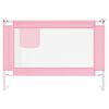 vidaXL Sponda Letto di Sicurezza per Bambini Rosa 100x25cm in Tessuto