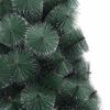 vidaXL Albero di Natale artificiale preilluminato Verde 180 cm PET