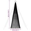 vidaXL Albero di Natale a LED 1028 LED Colorato 403 cm