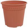 vidaXL Vasi per Piante 24 pcs Rosso Mattone &Oslash; 17 x 14 cm Plastica