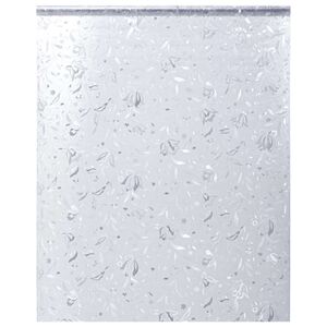 vidaXL Pellicola per Finestra Smerigliata Motivo Fiore 90x500 cm PVC