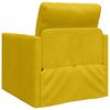 vidaXL Divano letto 60cm Giallo Scuro Velluto
