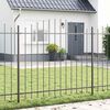 vidaXL Recinzione per Giardino 7 pcs Grigio 170 x 190 cm
