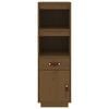 vidaXL Credenza ambra 34x40x108,5 cm in Legno Massello di Pino