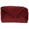 vidaXL Coperte da Pile 6 pcs Rosso Bordeaux 150 x 200 cm Panno
