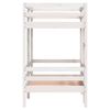 vidaXL Letto a Castello senza Materasso Bianco 90x190cm Massello Pino