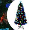 vidaXL Albero di Natale artificiale Verde 120 cm PVC