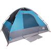 vidaXL Tenda da Campeggio a Cupola per 2 Persone Blu Impermeabile
