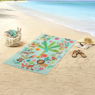 Good Morning Telo da Spiaggia HAPPY 75x150 cm Multicolore