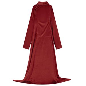 vidaXL Felpa coperta Rosso Bordeaux F Flanella