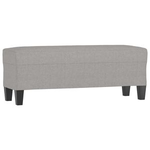 vidaXL Panca Grigio chiaro 100x35x41 cm in Tessuto