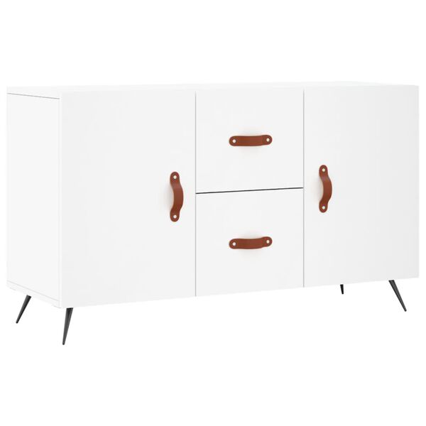 vidaXL Credenza Bianca 100x36x60 cm in Legno Multistrato