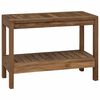 vidaXL Tavolo Laterale da Bagno Naturale 60 x 30 x 45 cm