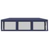 vidaXL Tenda per Feste con 8 Pareti Laterali in Rete Blu 3x9 m HDPE