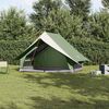 vidaXL Tenda Familiare con tetto Verde e Bianco 315 x 286 x 200 cm