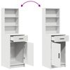 vidaXL Set Tavolo da Trucco con cassetto 2 pcs Bianco 50 x 41 x 135 cm