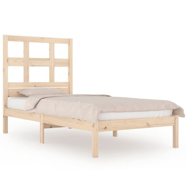 vidaXL Letto senza Materasso 90x190 cm in Legno Massello di Pino