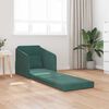 vidaXL Divano letto Verde Scuro 65 x 80 x 83 cm Velluto