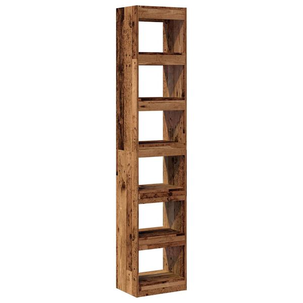 vidaXL Libreria/Divisorio Legno Antico 40x30x198 cm