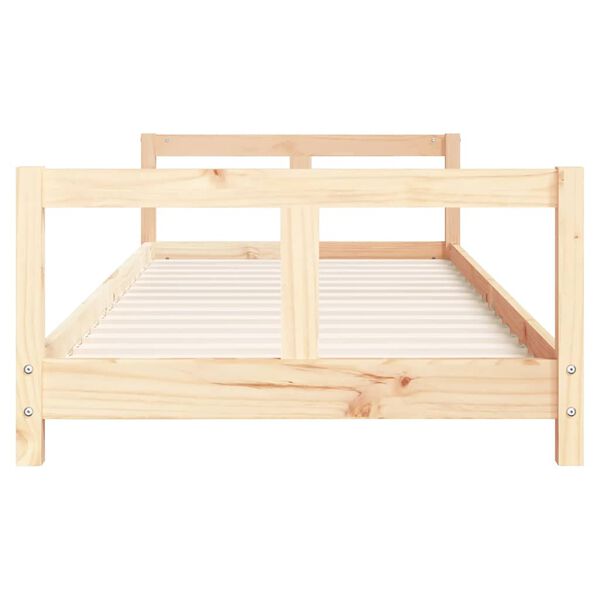 vidaXL Giroletto per Bambini 80x200 cm in Legno Massello di Pino