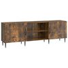 vidaXL Mobile TV 150 x 31 x 50 cm Rovere Fumo Legno ingegnerizzato