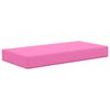 vidaXL Cuscino da Sedia Esterno 100% Poliestere Rosa 80 x 40 x 8 cm