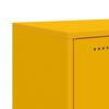 vidaXL Credenza Giallo Senape 100,5x39x107 cm in Acciaio