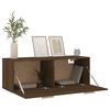 vidaXL Mobile Pensile Rovere Marrone 100x36,5x35 cm Legno Multistrato